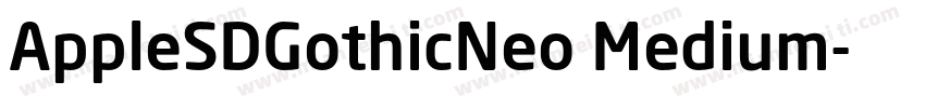 AppleSDGothicNeo Medium字体转换